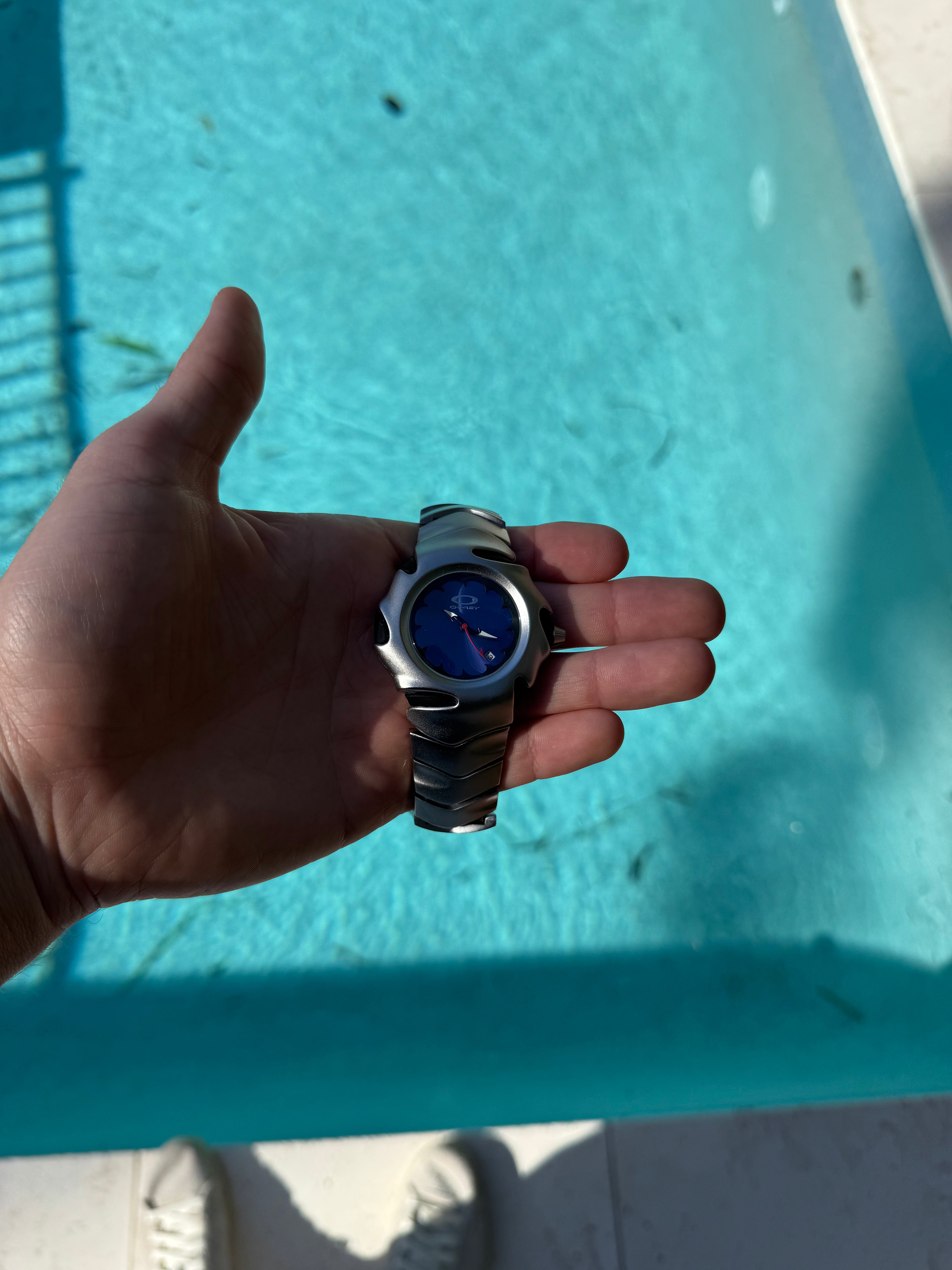 Oakley Blade Watch Silver/Blue