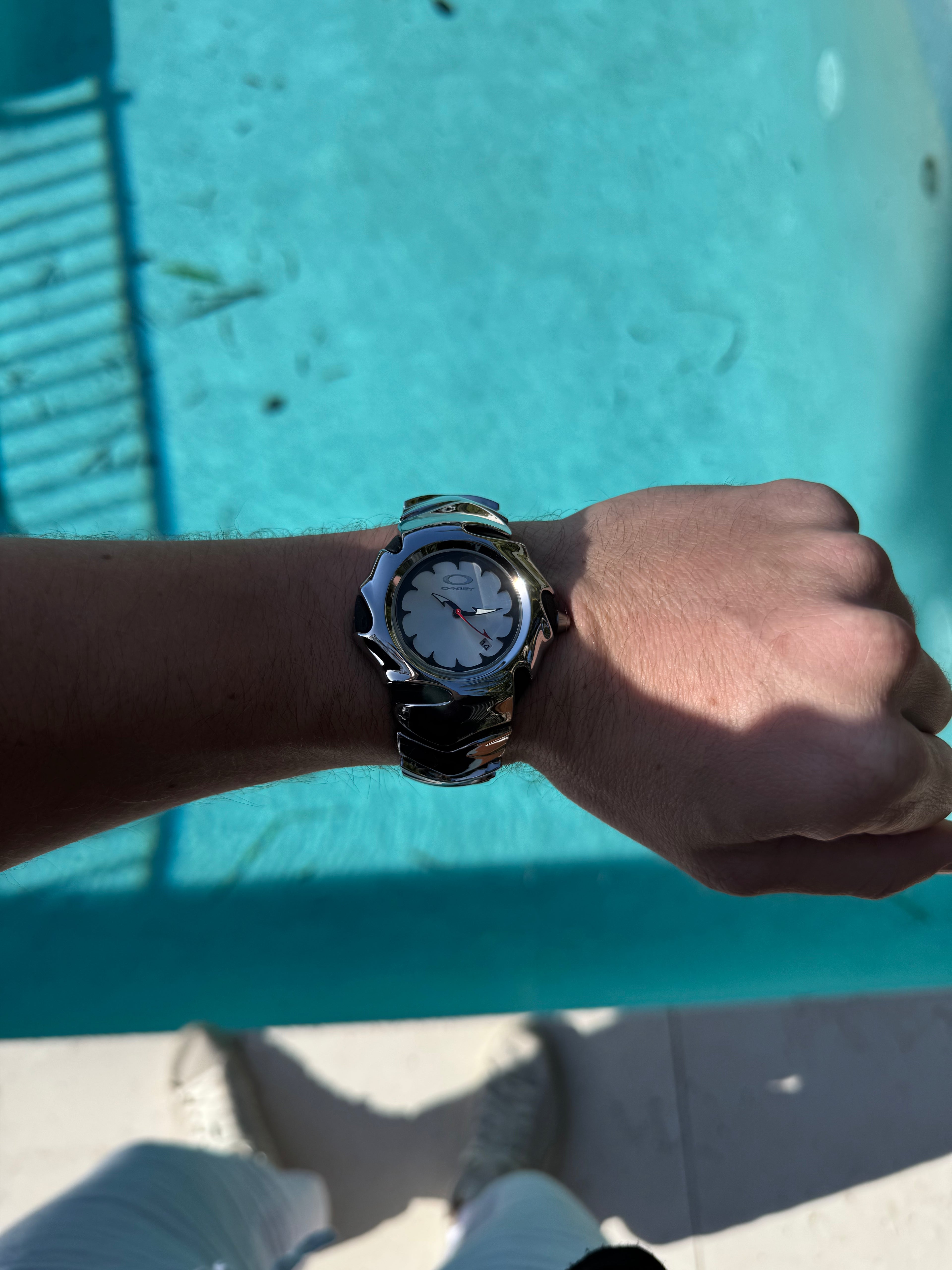 Oakley Blade Watch Shiny Silver