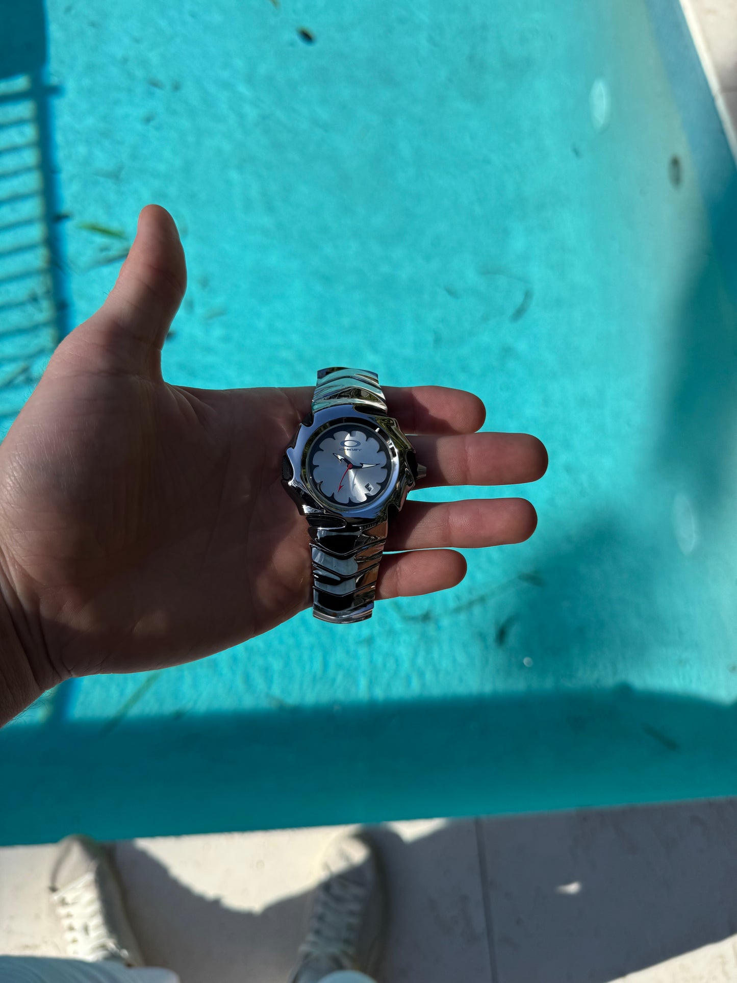 Oakley Blade Watch Shiny Silver